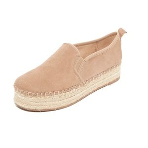 Sam Edelman Carrin Oatmeal Suede Espadrilles Woman’s Size 10